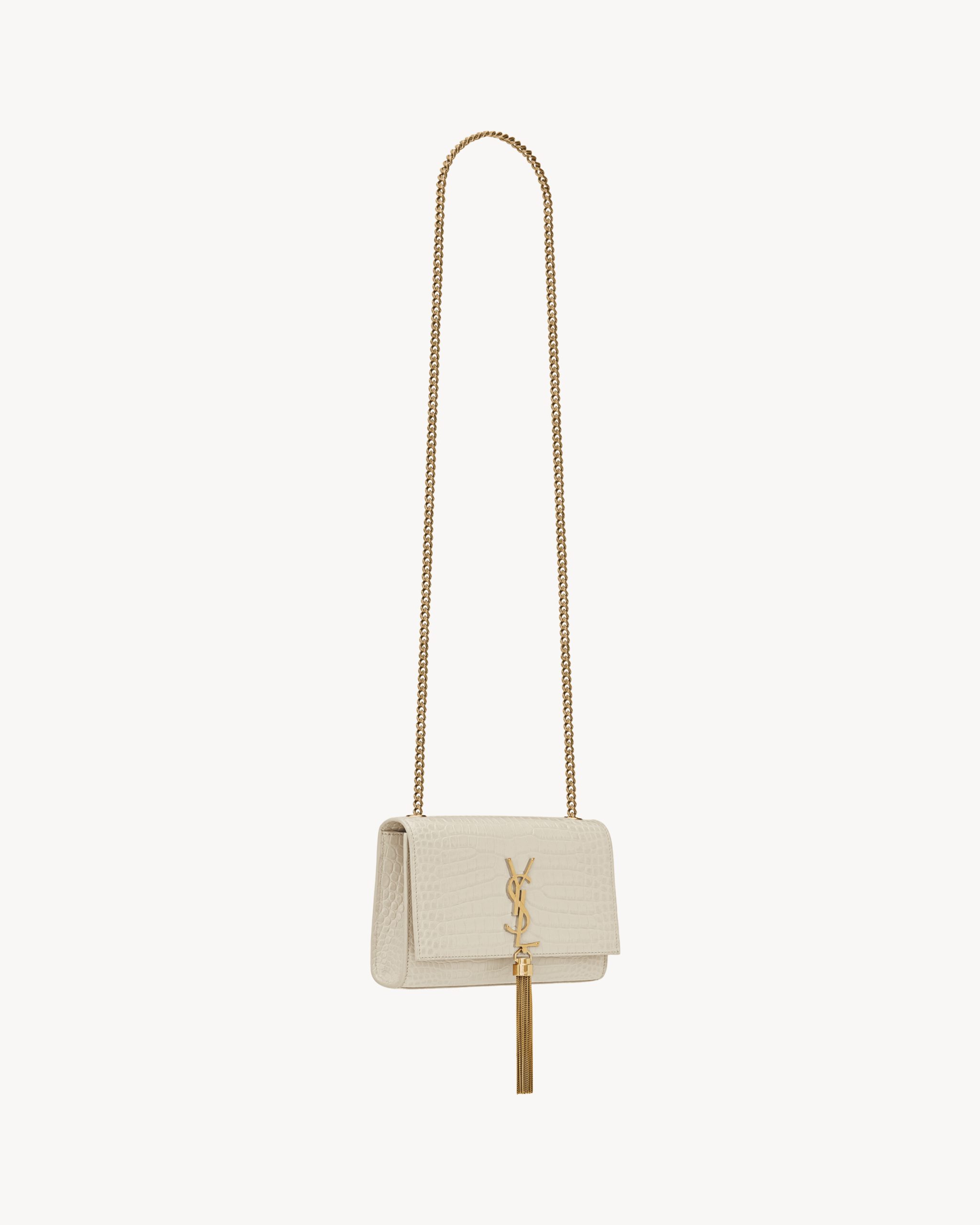 YSL KATE SMALL TASSEL IN CROCODILE-EMBOSSED LEATHER - Image 2